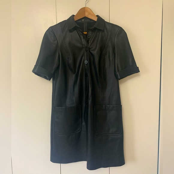Zara Leather Dress - Picture 1 of 4